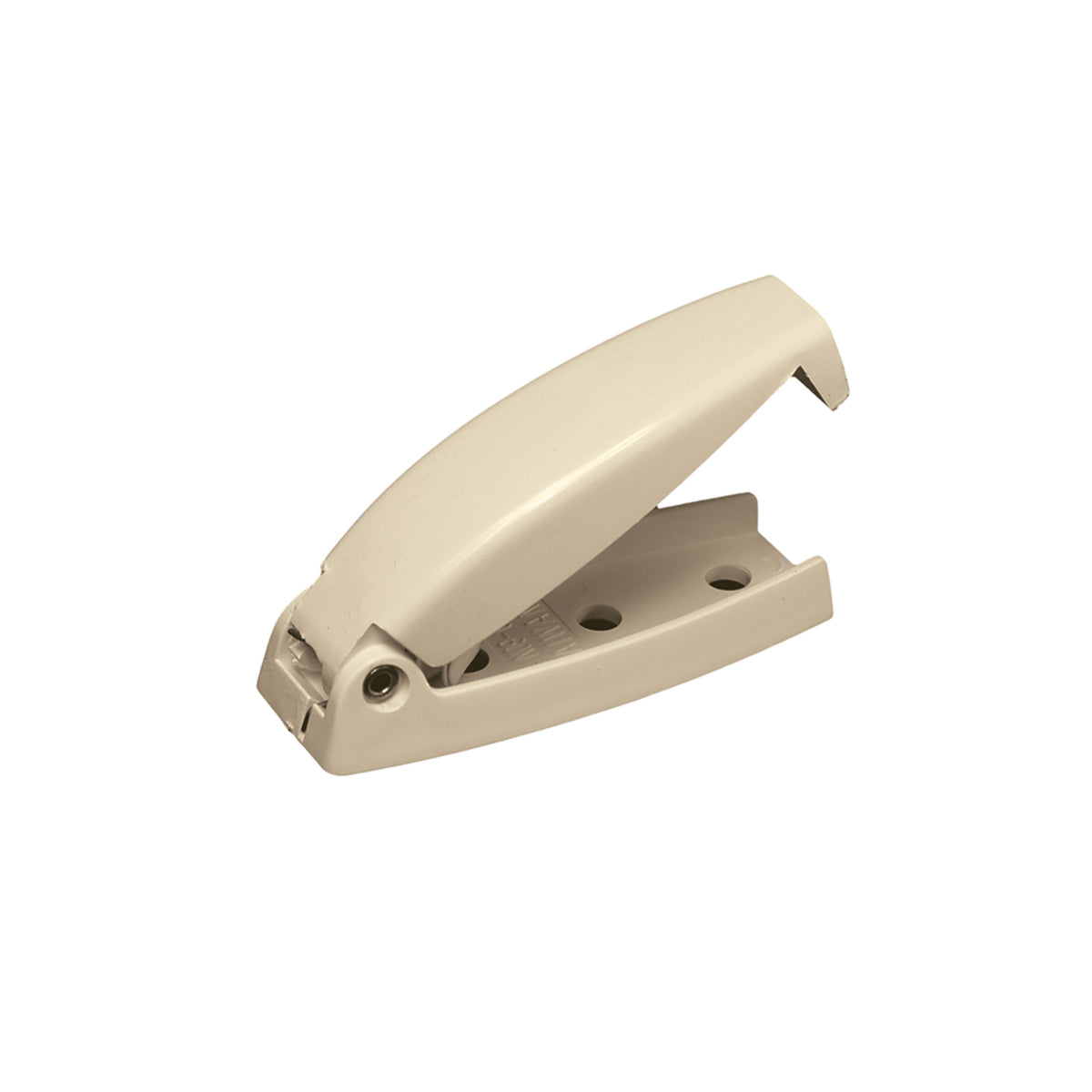 RV Designer E209 Rounded Baggage Door Catch - Colonial White, Set of 2