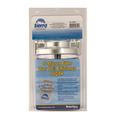 Sierra 18-7984-1 10 Micron Stainless Steel Fuel/Water Separator Kit - 1/4", Tall