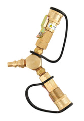 Marshall Excelsior ME23YP Propane "Y" Adapter W/ Shut Off