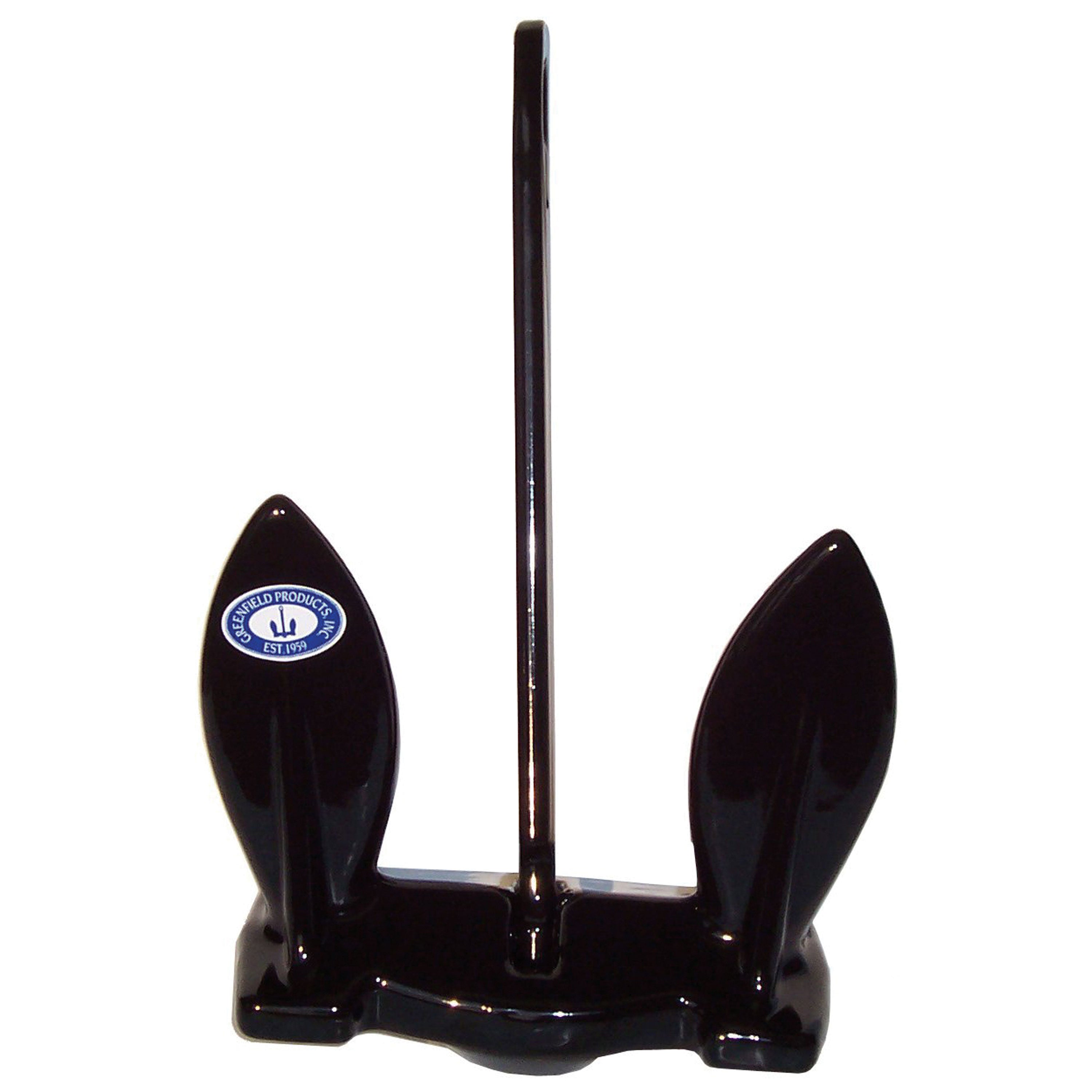 Greenfield 915-E Economy Navy Anchor - Black, 15 lb.