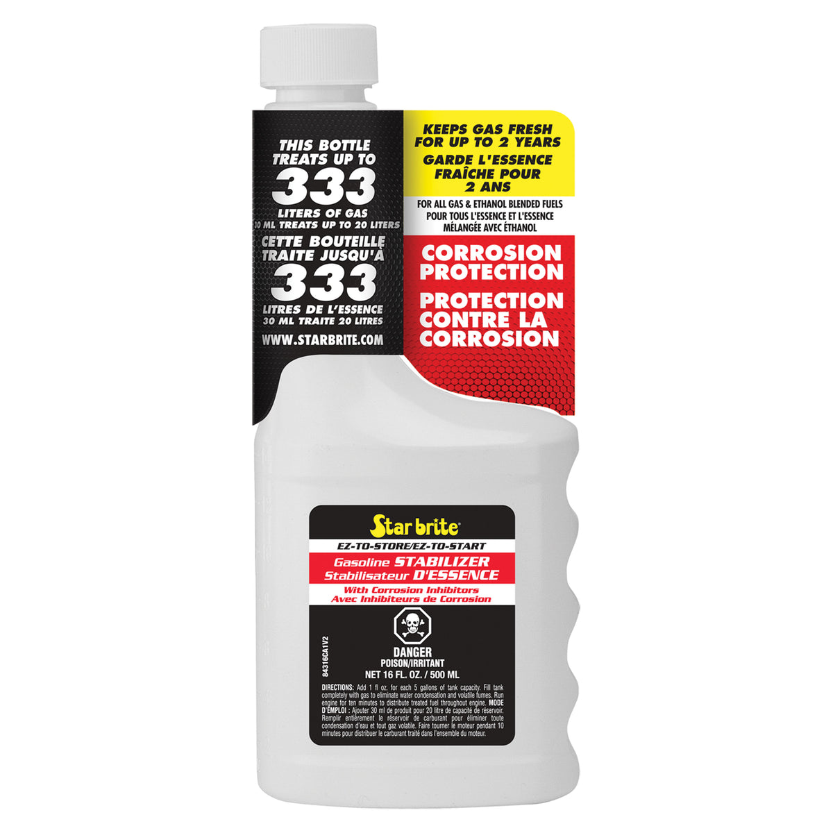 Star brite 084316 EZ Store EZ Start Gas Storage Additive - 16 oz
