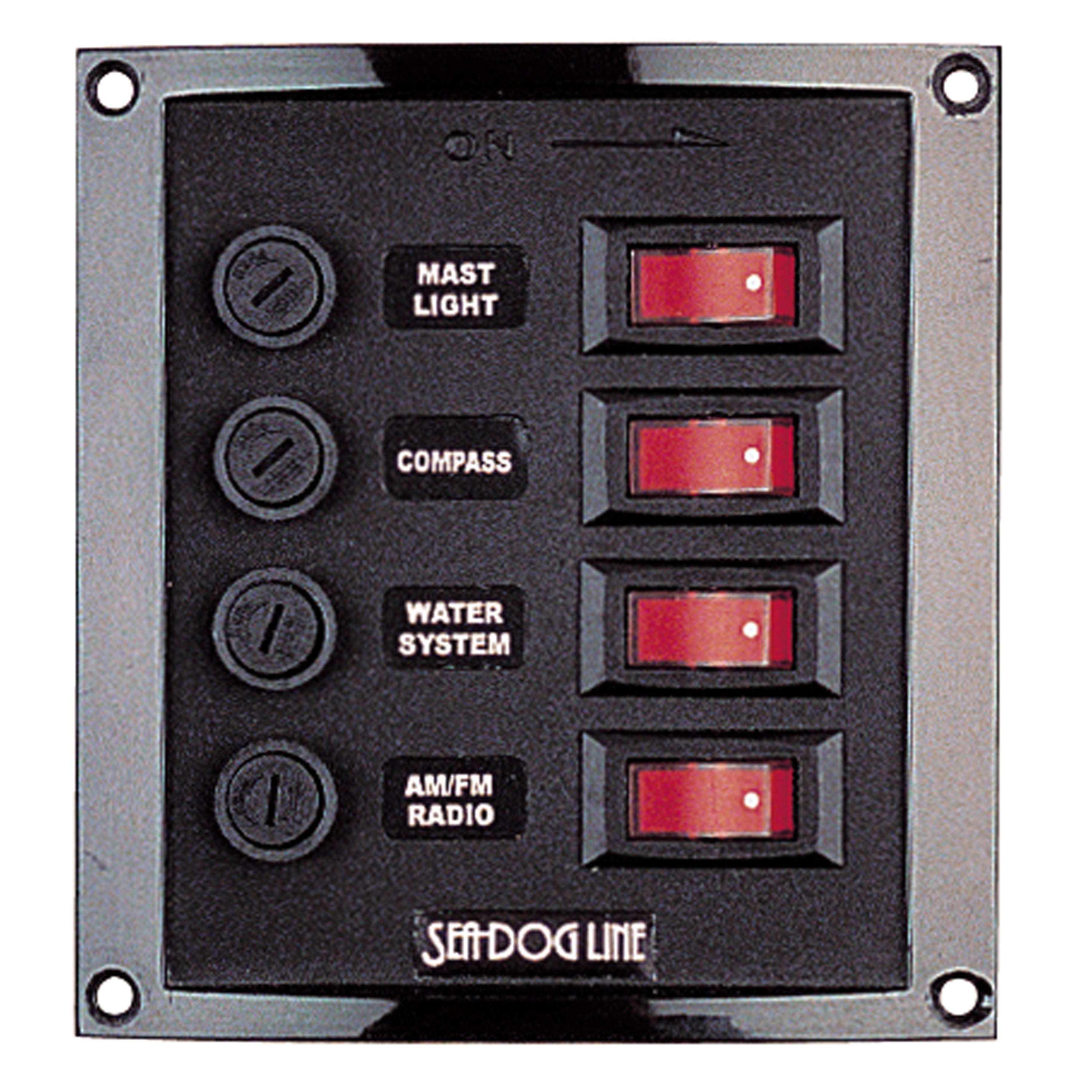 Sea-Dog 424010-1 Vertical 4 Gang Panel