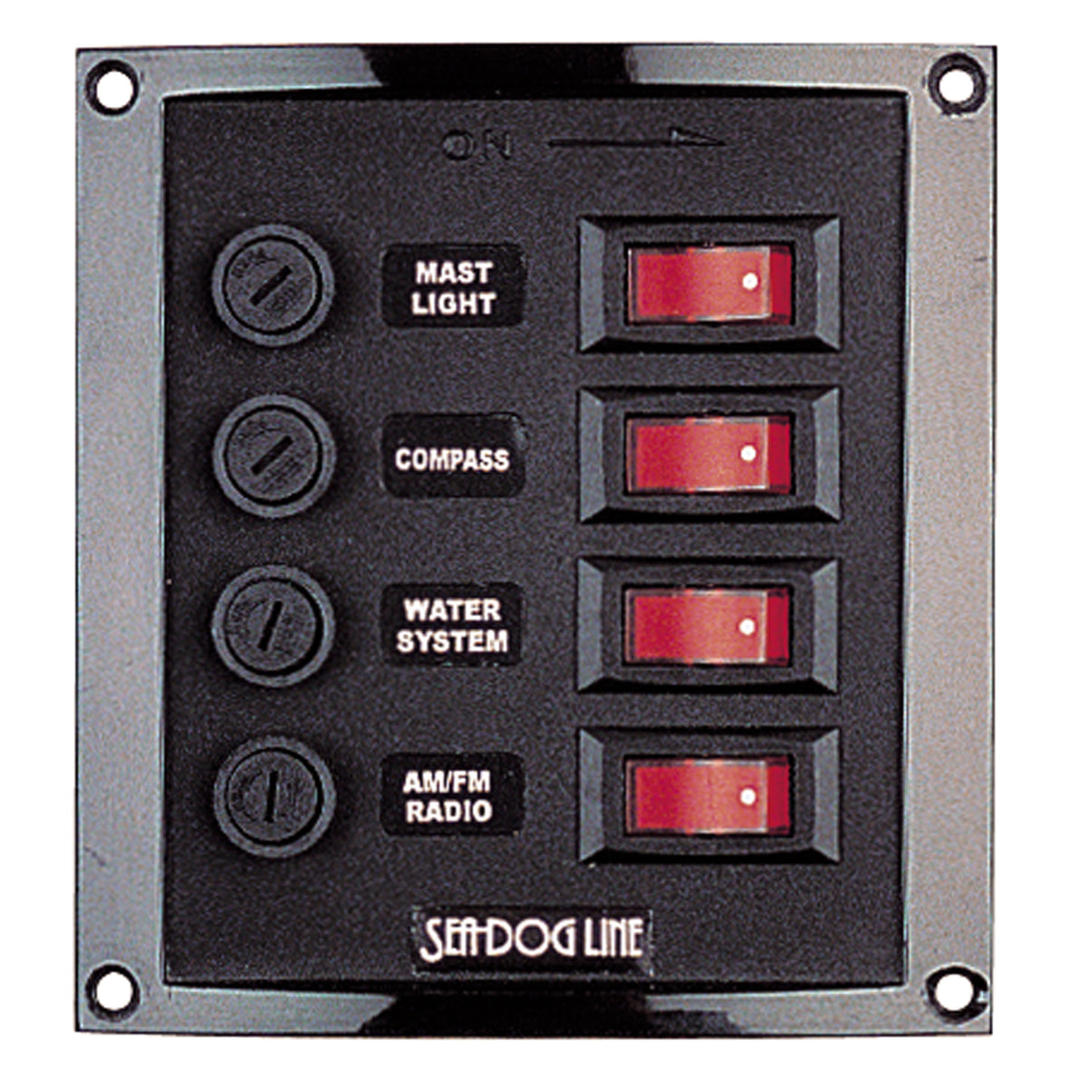 Sea-Dog 424010-1 Vertical 4 Gang Panel