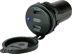 Sea-Dog 426522 Dual USB-C Power Socket
