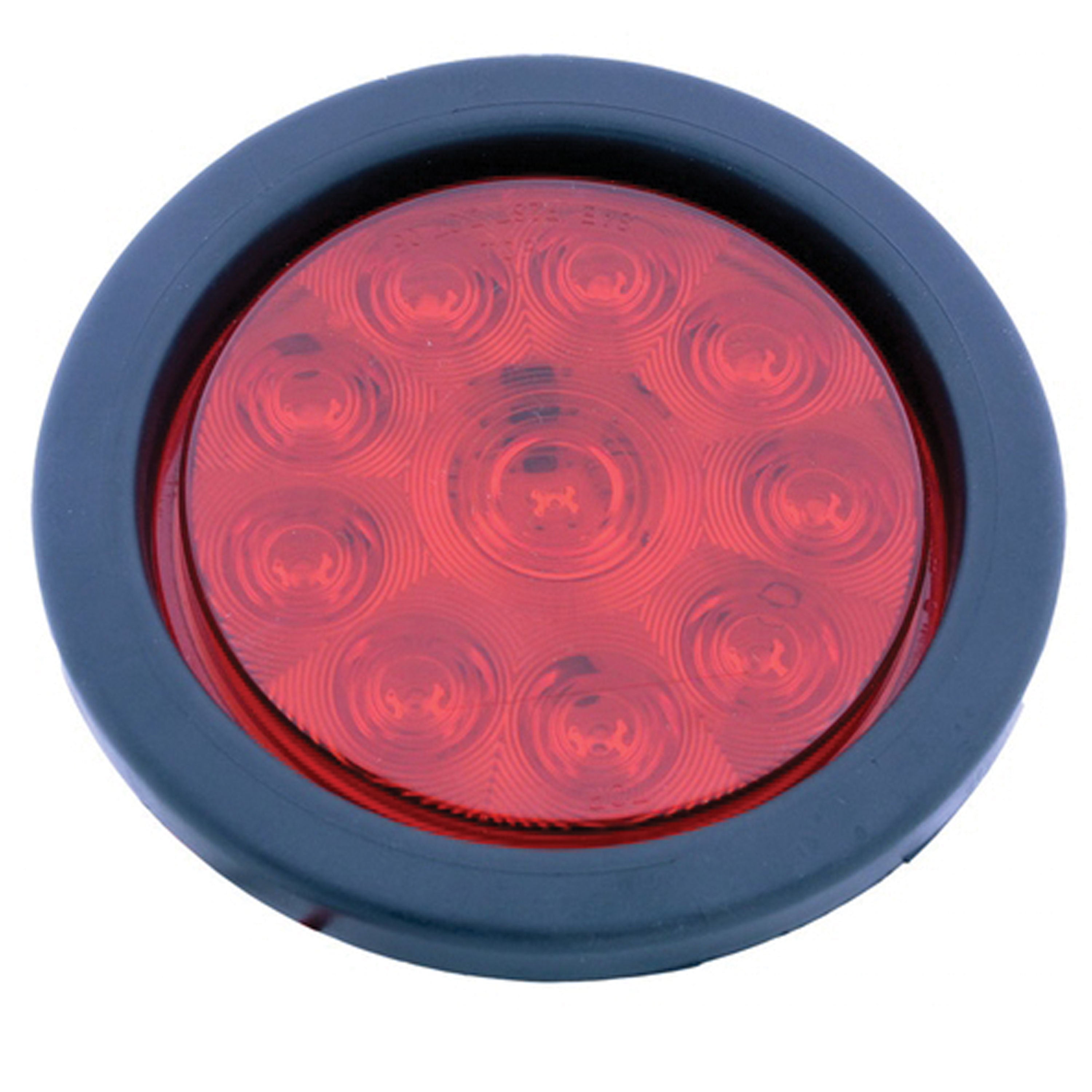 Diamond Group by Valterra DG52447VP LED Exterior Light Kit - 4", 10 Diode, Red, Round