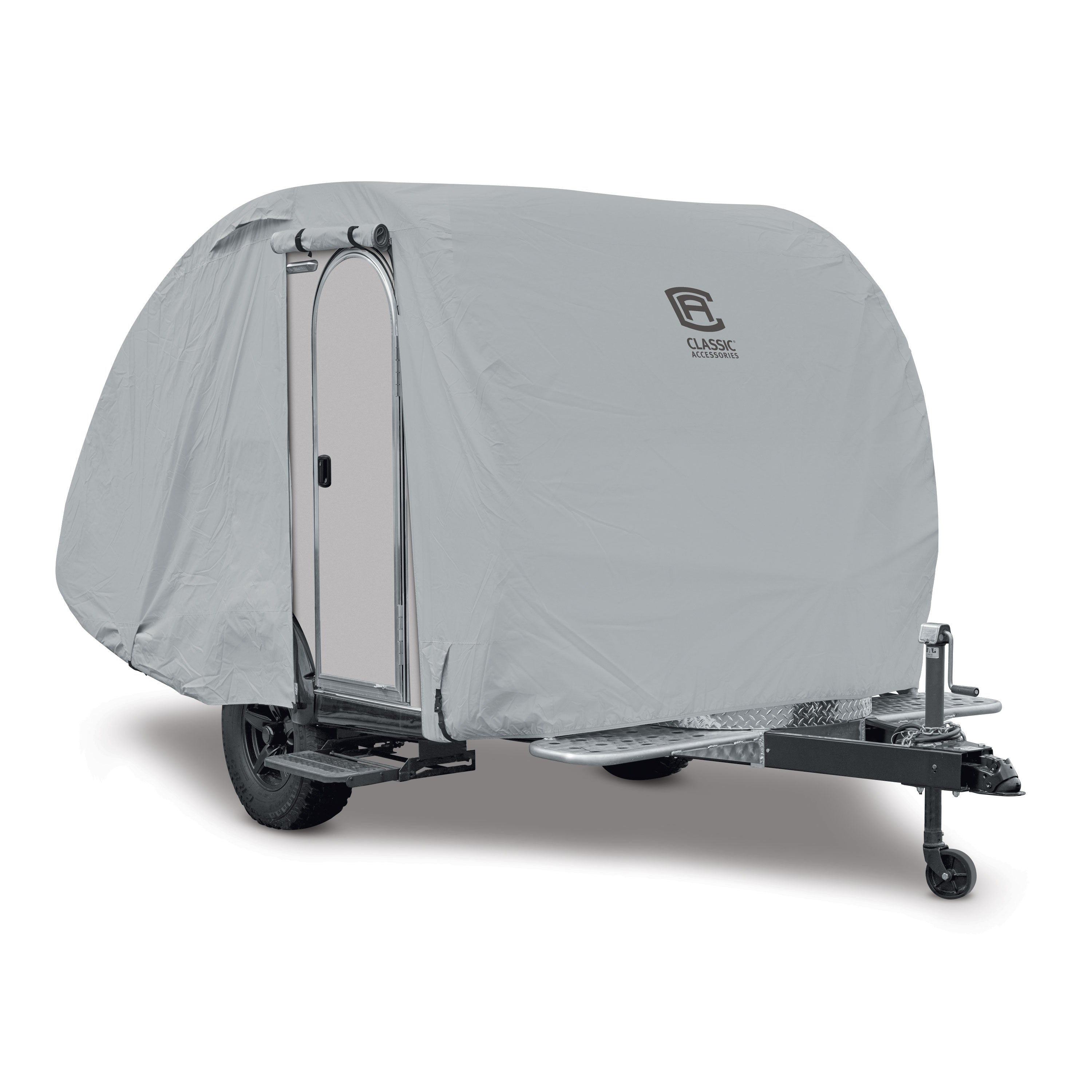 Classic Accessories 80-399 PermaPRO Teardrop RV Cover - Tab/Clam