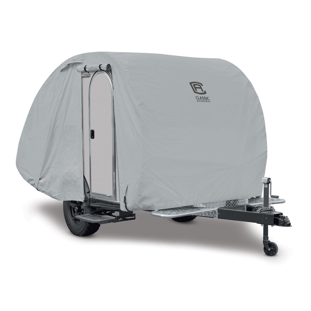 Classic Accessories 80-399 PermaPRO Teardrop RV Cover - Tab/Clam