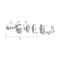 Flojet 20407-034 Triplex Diaphragm 3500 Series - Check Valve Assembly