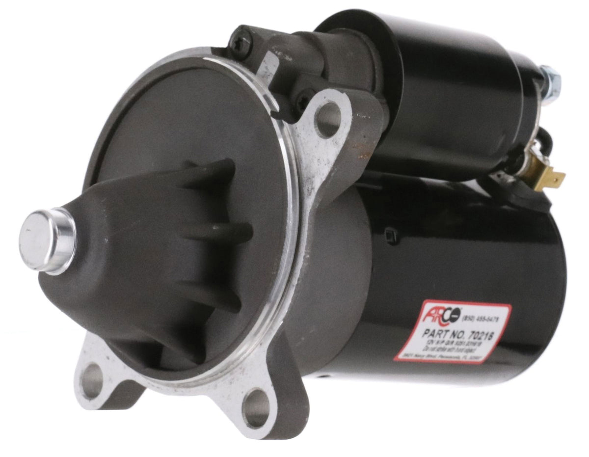 ARCO 70216 Inboard Starter for 2.3L Ford Engines - 12 Volt, Clockwise Rotation