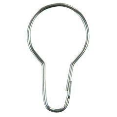 JR Products 81665 Metal Shower Curtain Rings - Pack of 12