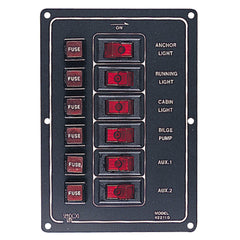 Sea-Dog 422110-1 Aluminum Vertical Switch Panel