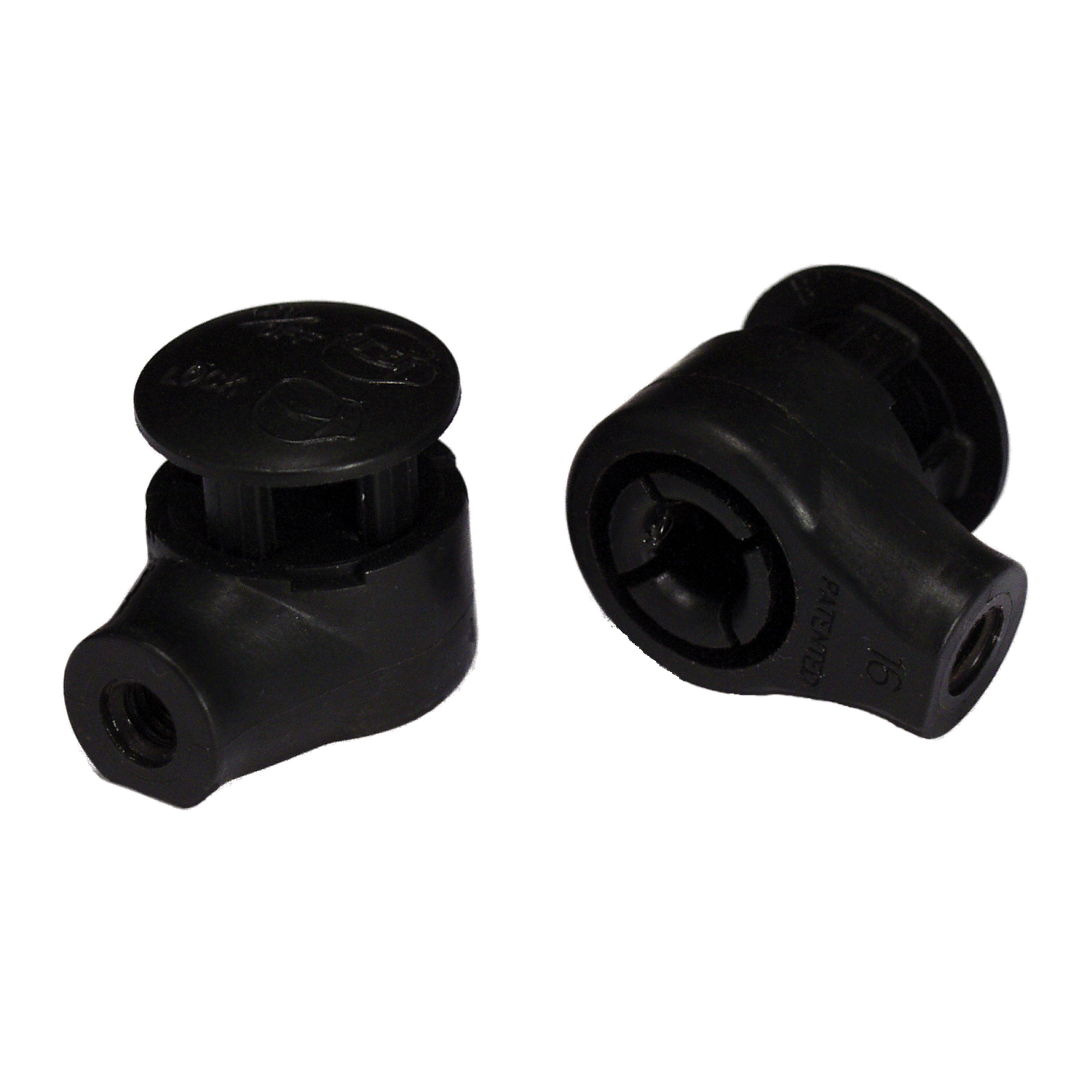 JR Products EF-PS130 Gas Spring End Fitting with Snap-On Cap - Pack of 2