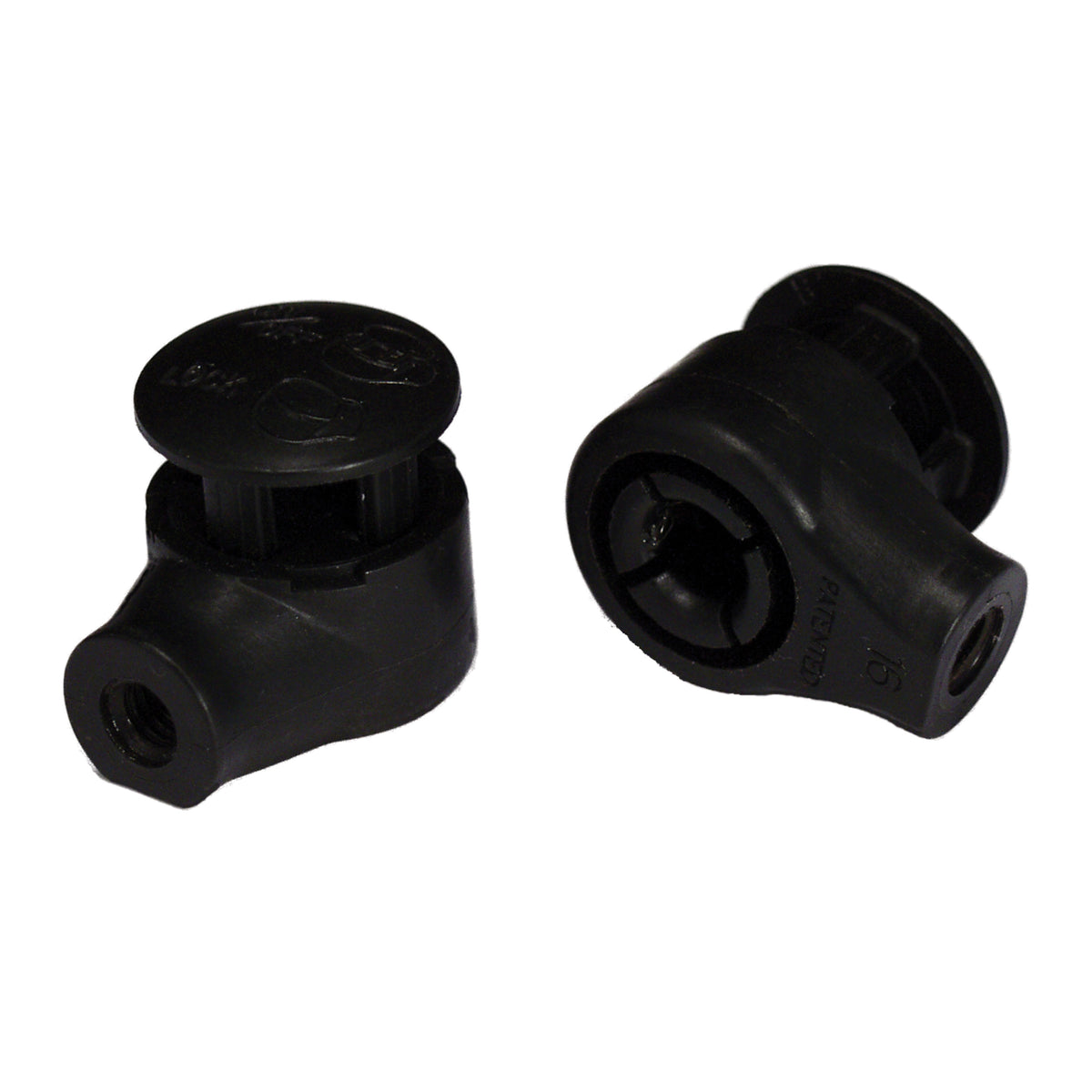 JR Products EF-PS130 Gas Spring End Fitting with Snap-On Cap - Pack of 2