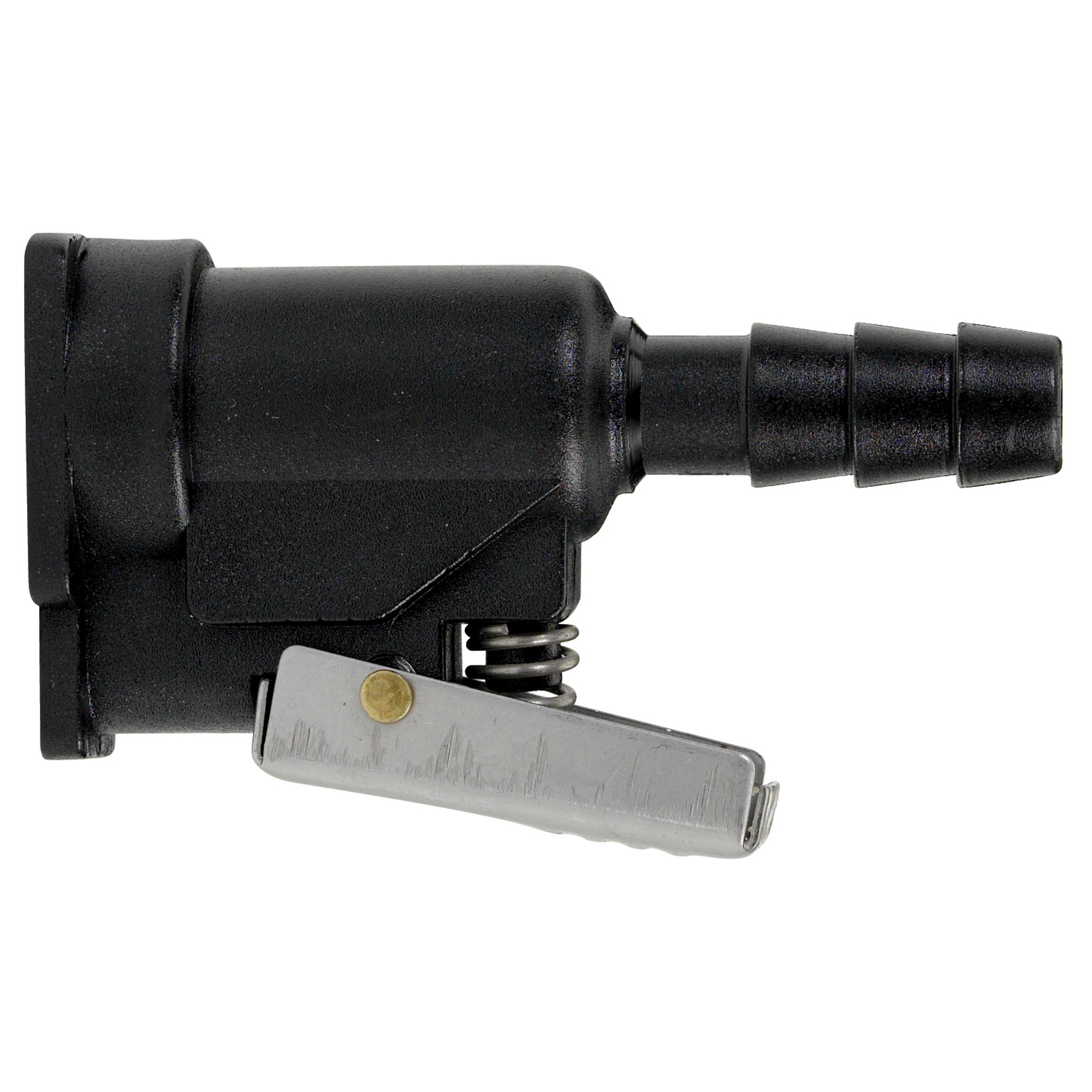 Moeller Marine 033410-10 Female 2-Prong Clip Fuel Line Engine Connector for Johnson/Evinrude BRP - 5/16" Barb