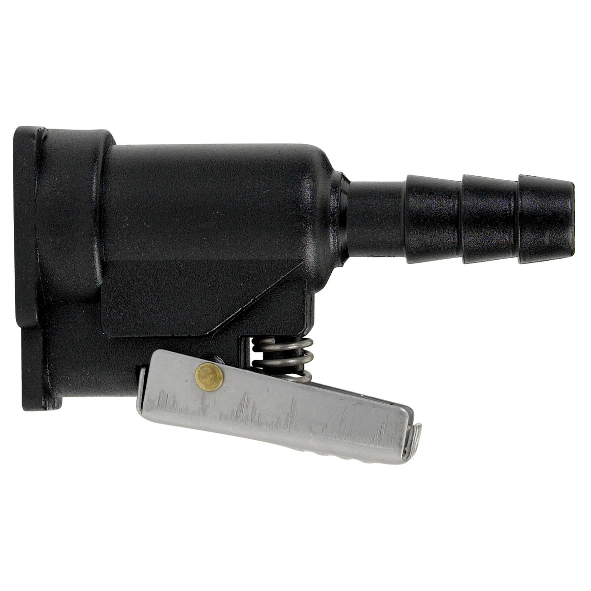 Moeller Marine 033410-10 Female 2-Prong Clip Fuel Line Engine Connector for Johnson/Evinrude BRP - 5/16" Barb
