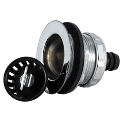 JR Products 9490-217-022 Strainer with Threaded Basket, Washer and Flange