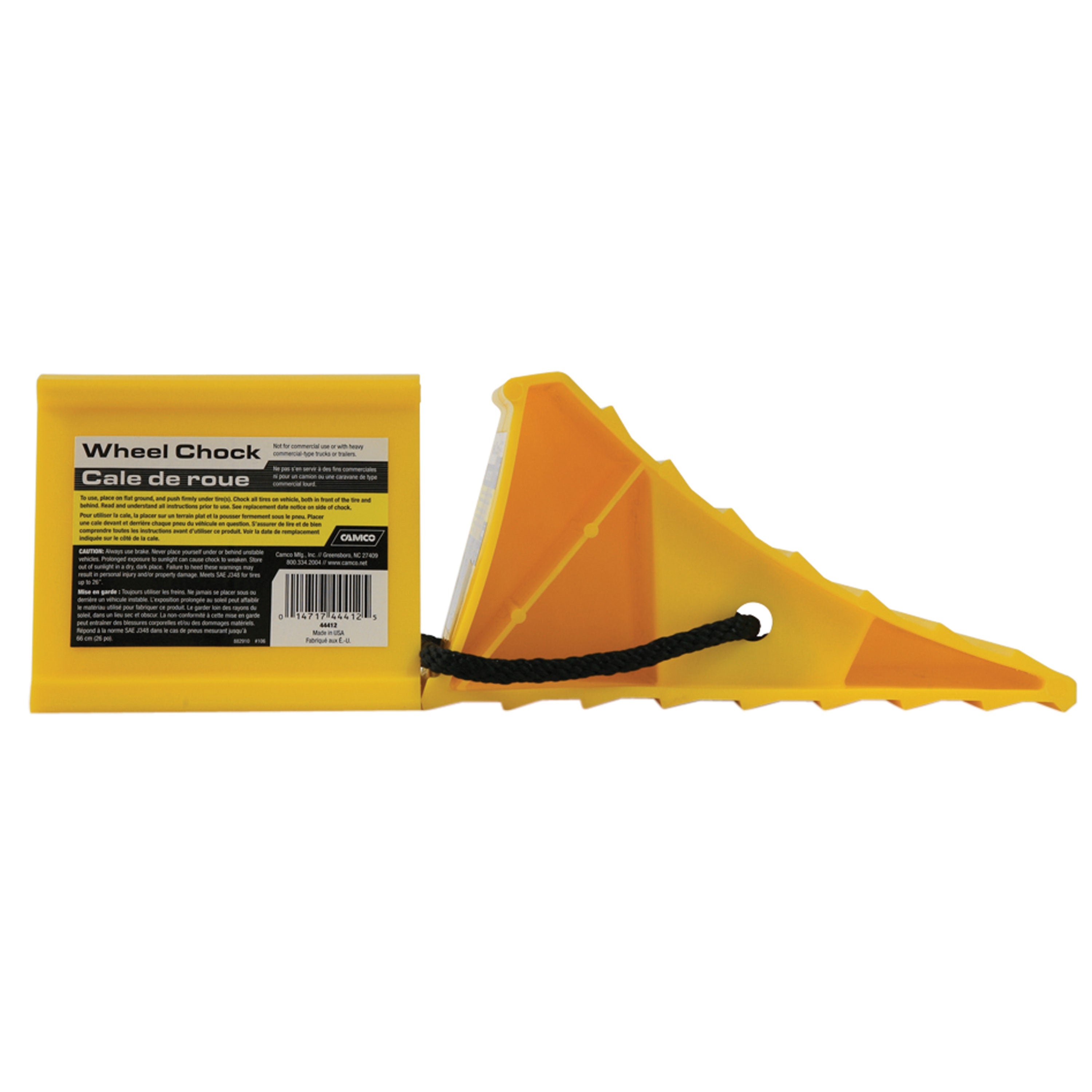 Wheel Chock Rope Camco 44472 Wheel Chocks with Rope – RVe Parts