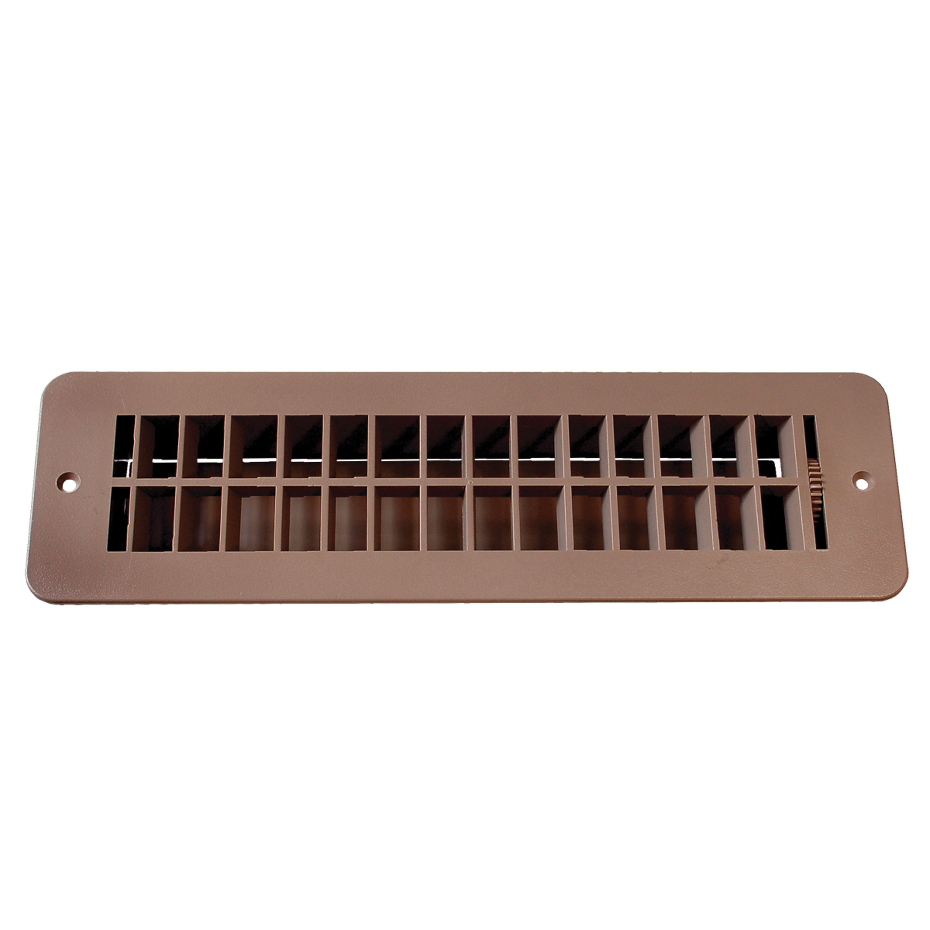 RV Designer H860 Plastic Floor Register With Damper - 10" x 2-3/8", Tan
