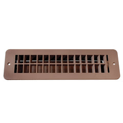 RV Designer H860 Plastic Floor Register With Damper - 10" x 2-3/8", Tan