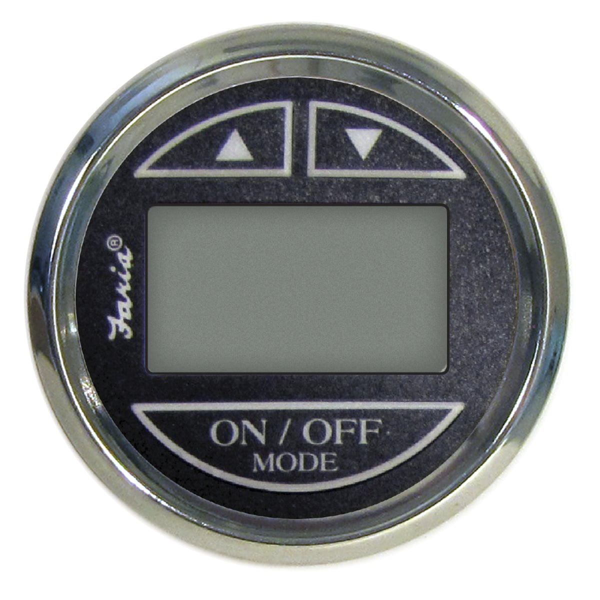 Faria 13751 Chesapeake Stainless Steel Depth Sounder (In-Hull Mounted Transducer) SN2010 - 2", Black