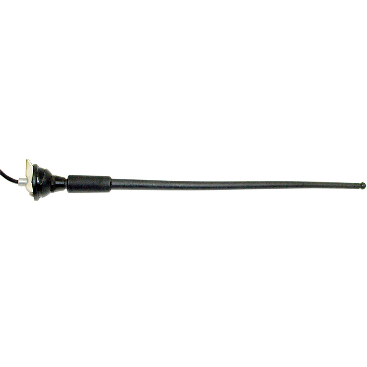 Peterson 95010-1 Universal Rubber-Mast Antenna - Top Mount, Black