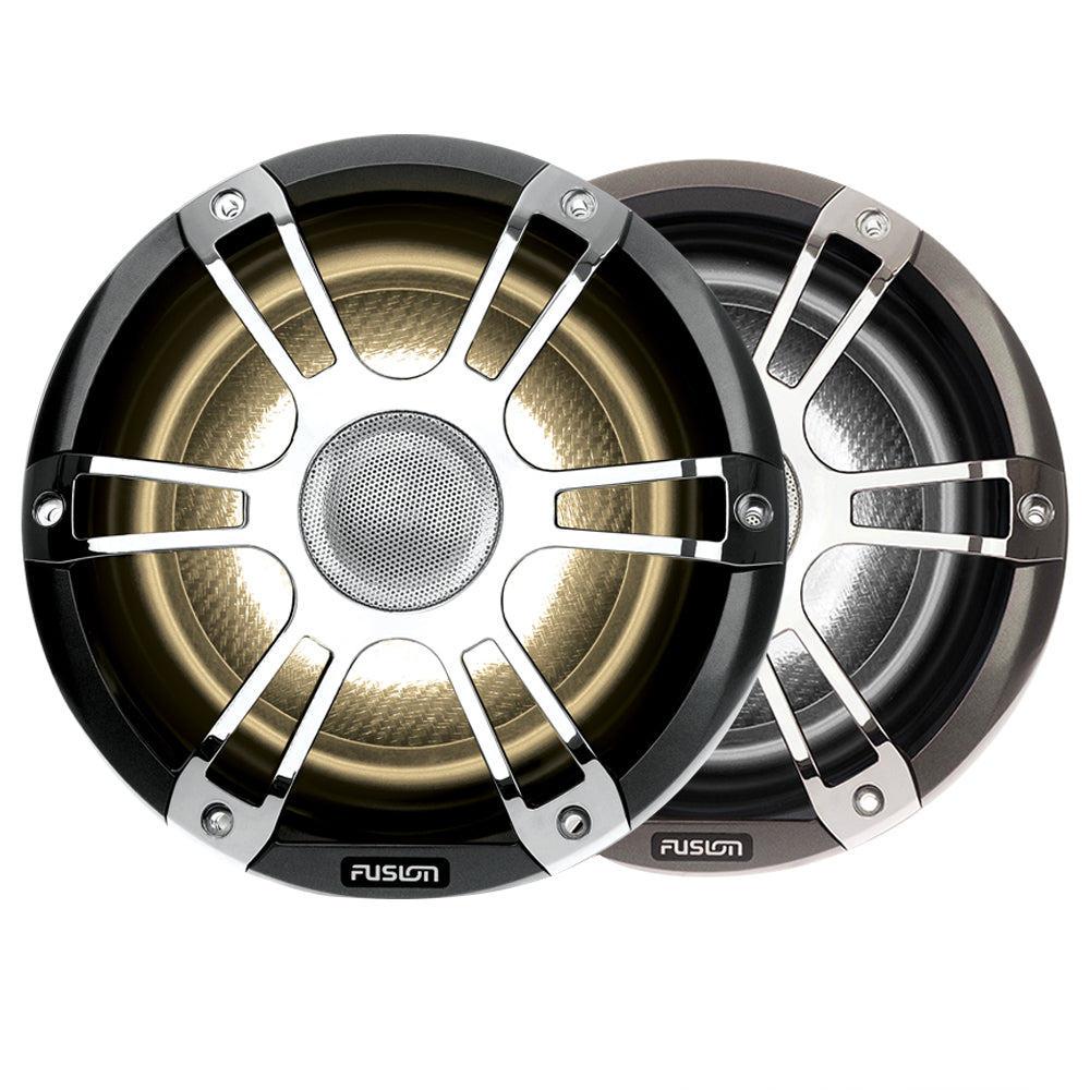 Garmin 010-02433-11 Fusion Signature Series 3 Marine Speakers - 7.7", 280 Watt Coaxial, CRGBW Illumination, Chrome (Pair)