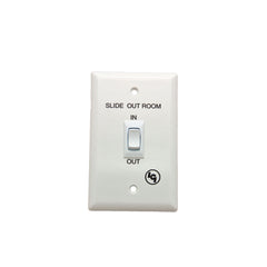AP Products 120639 Slide-Out Rocker Switch White