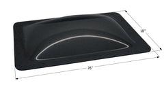 Icon 12555 RV Skylight SL1422 - 14" x 22" x 4", Dark Smoke