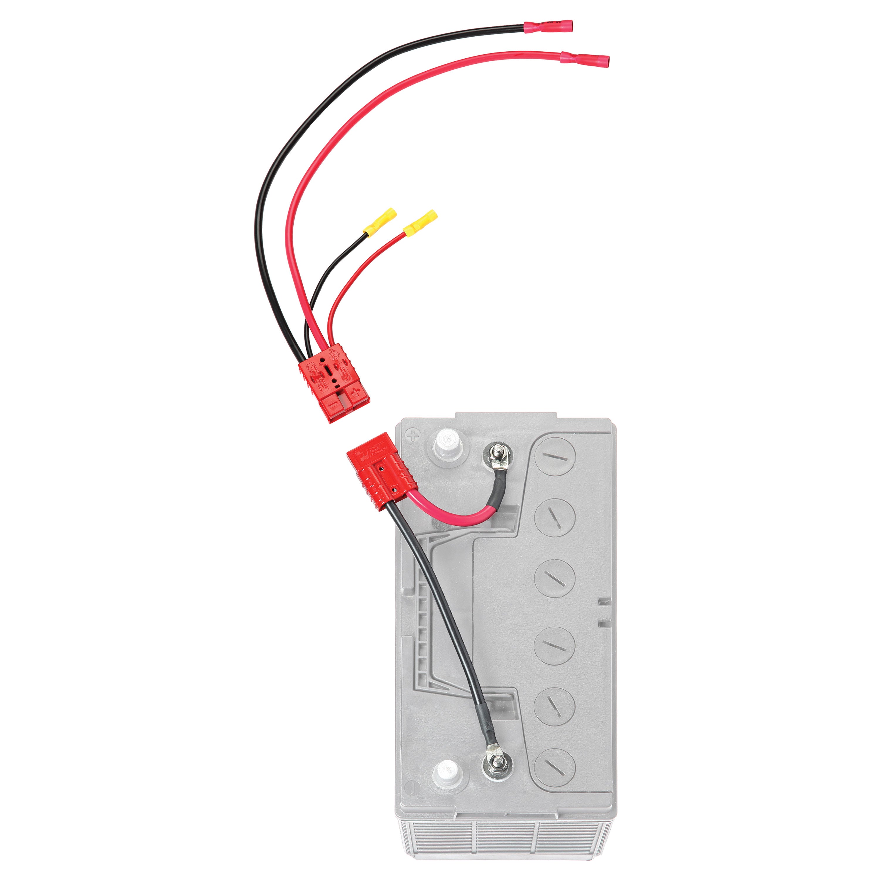 Connect-Ease RCE12VBCHK Easy 12-Volt Trolling Motor Connection Kit w/Onboard Charging - Clam Pack
