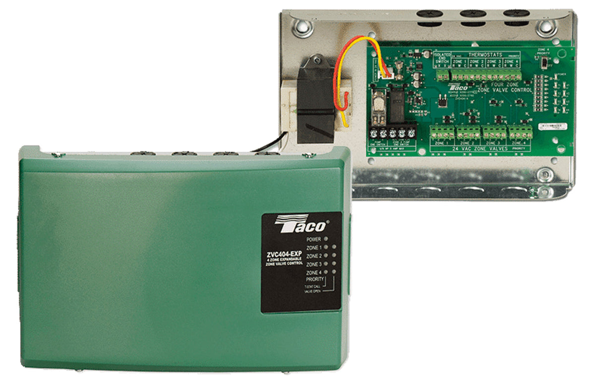 Taco ZVC406-EXP-4 Expandable Zone Valve Control With Priority Zoning Circulator - 6 Zone