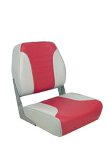 Springfield 1040655 Economy Folding Seat - Gray/Red