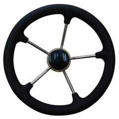 Uflex V48BFC Steering Wheel with Black Cover - 13.5"