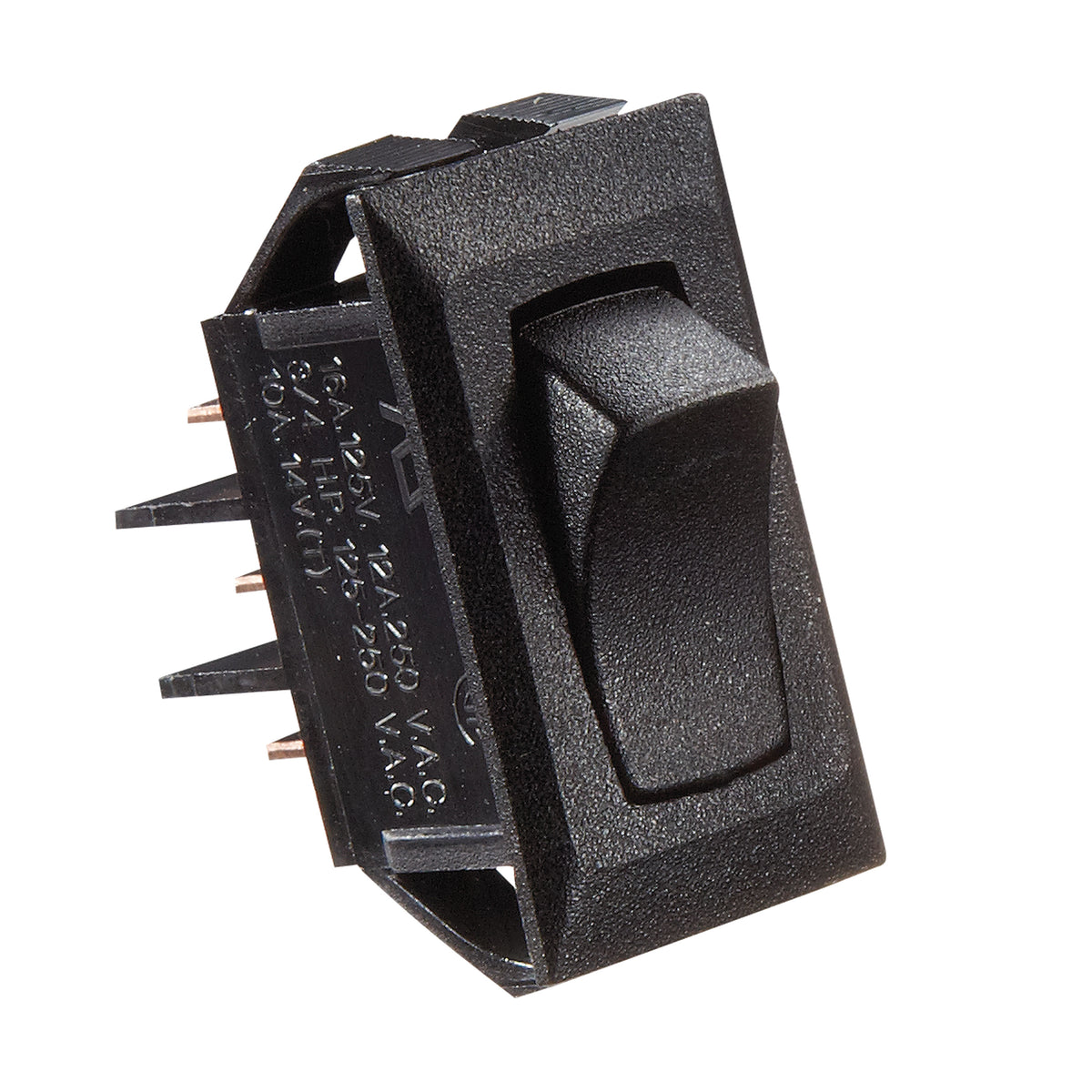 RV Designer S331 DC Rocker Switch 10 Amp - Black, On/On