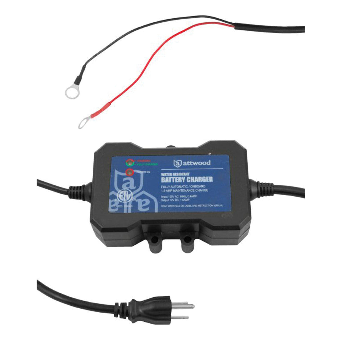 Attwood 11900-4 1.5 Amp Battery Maintenance Charger