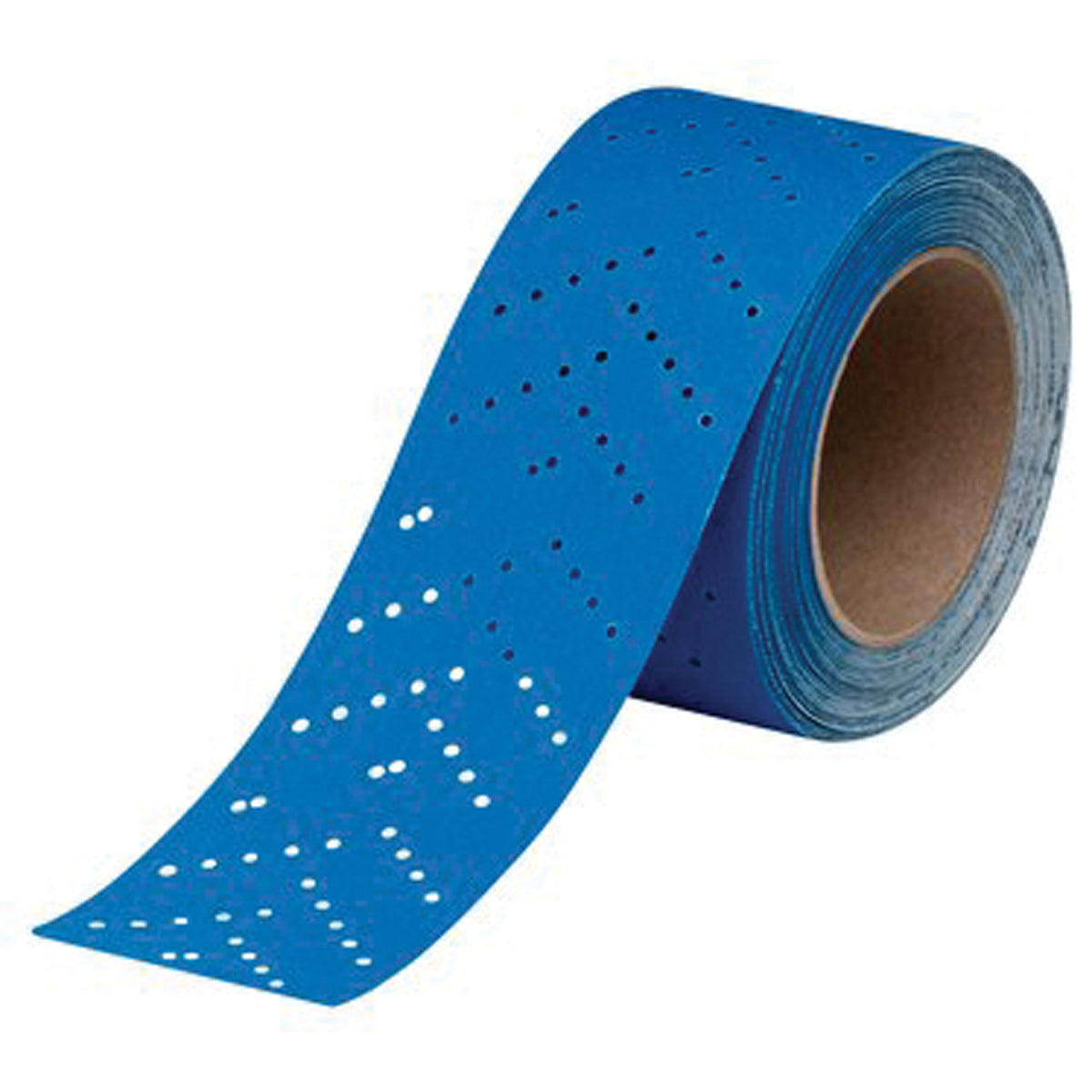 3M 7100091037 Hookit Blue Sandpaper Sheetroll - 80 Grade Multi-Hole, 2.75"x13yd