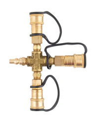 Marshall Excelsior ME24TP Propane Cross Adapter - 1/4 in. Male QD