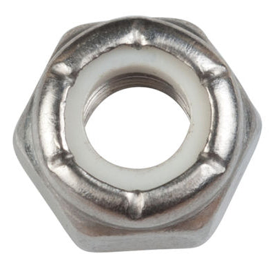 Sierra 18-3722-9 Stainless Steel Lock Nut - 1/4", Pack of 5