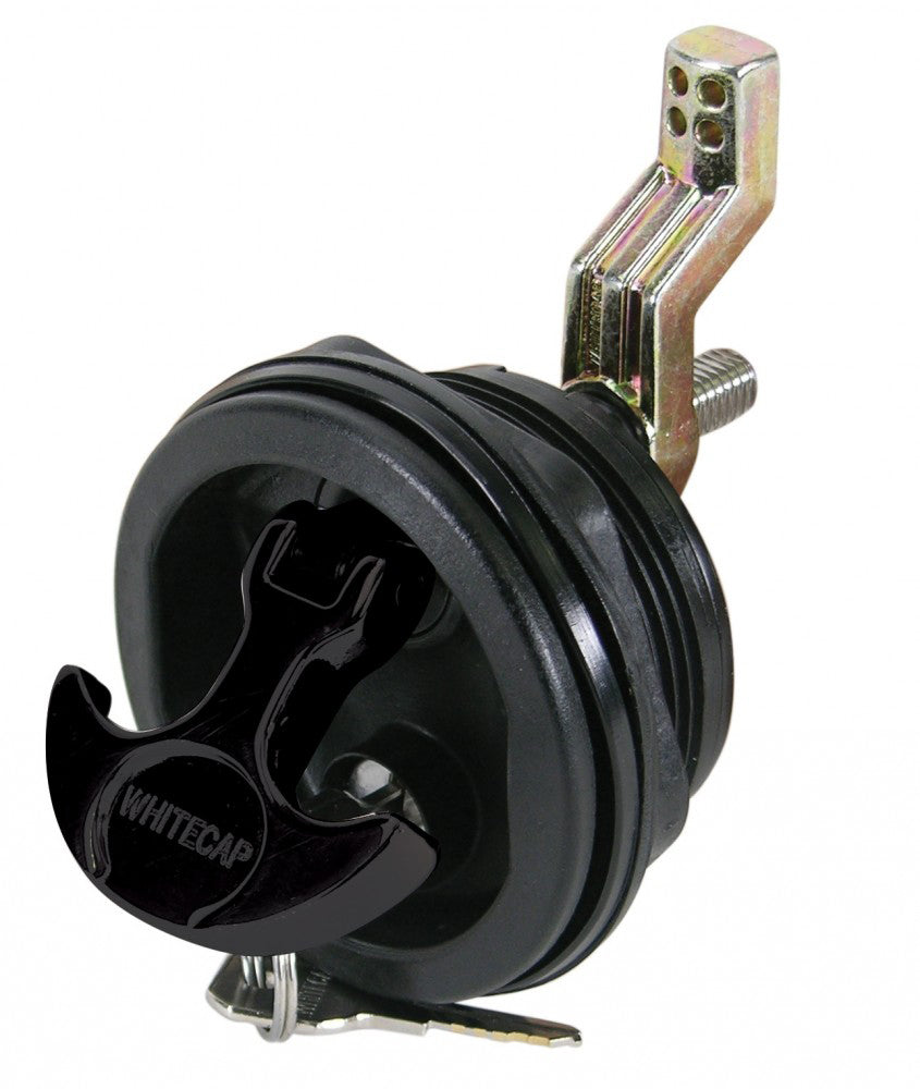 Whitecap 3226BC Locking Nylon T-Handle - 3", Black