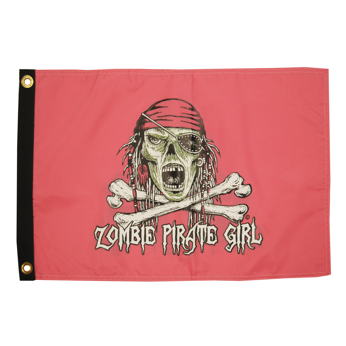 Taylor Made 1611 Pirate Girl Zombie Novelty Flag - 12" x 18"