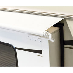 Lippert V000163279 Solera White Awning Slider with White Weatherguard - 78"