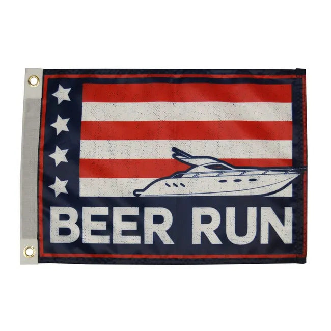 Taylor Made 1633 Beer Run Novelty Flag - 12" x 18"