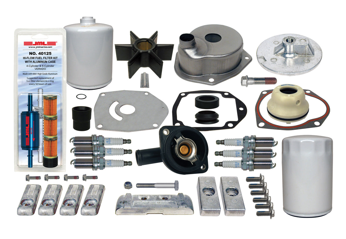 GLM 29660 Outboard Maintenance Kit for Mercury 200-300 HP, 6-Cyl, 4-Stroke Verado (2B144123 & Up, Gen V.)