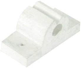 Whitecap 3752WC 5/8" White Rubber Tool/Rod Holder Pair