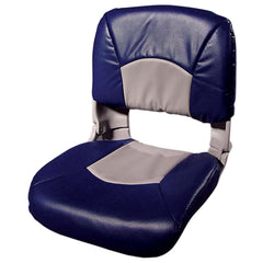 Tempress 45607 All-Weather High-Back Boat Seat - Blue/Gray