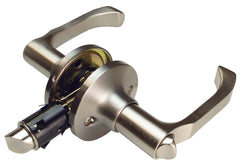 Creative Products Group LSL-806PV-BSN Locking Curved Leverset - Brushed Satin Nickel