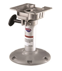 Attwood 238916LSM1 LakeSport 2-3/8" Fixed Height Bell Pedestal with Seat Mount - 16", Non-Locking