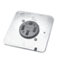 Midwest Electric PR54U Receptacles On Plates - 3 Pole 4 Wire