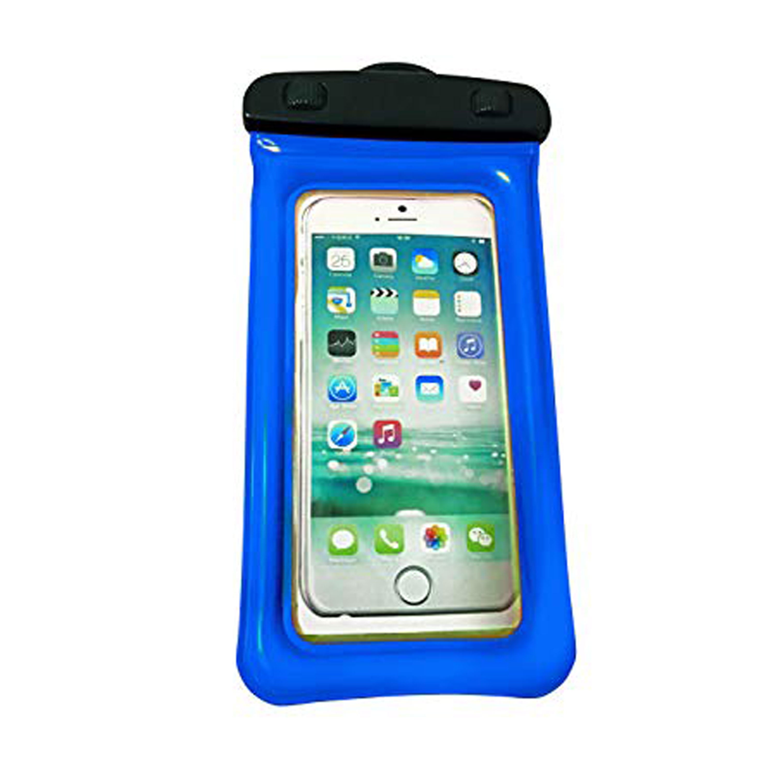 WOW Watersports 18-5000B Waterproof Phone Holder - 4" x 8", Blue