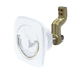 Perko 1082DP1WHT Flush Mount Latch - 3/8" to 3" Cam, White
