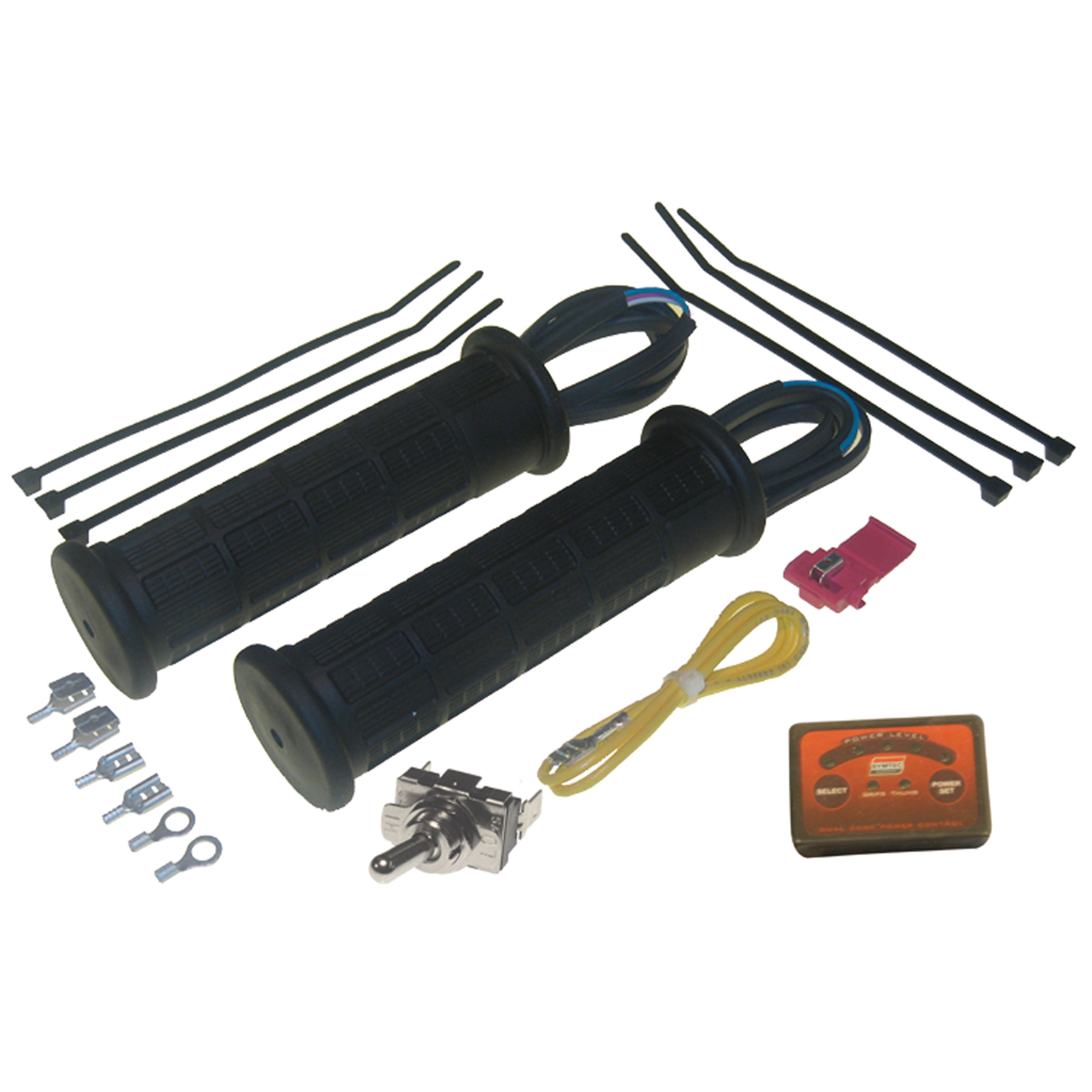 Heat Demon 215047 ATV Clamp-On Heated Grip Kit with Dual Zone Controller